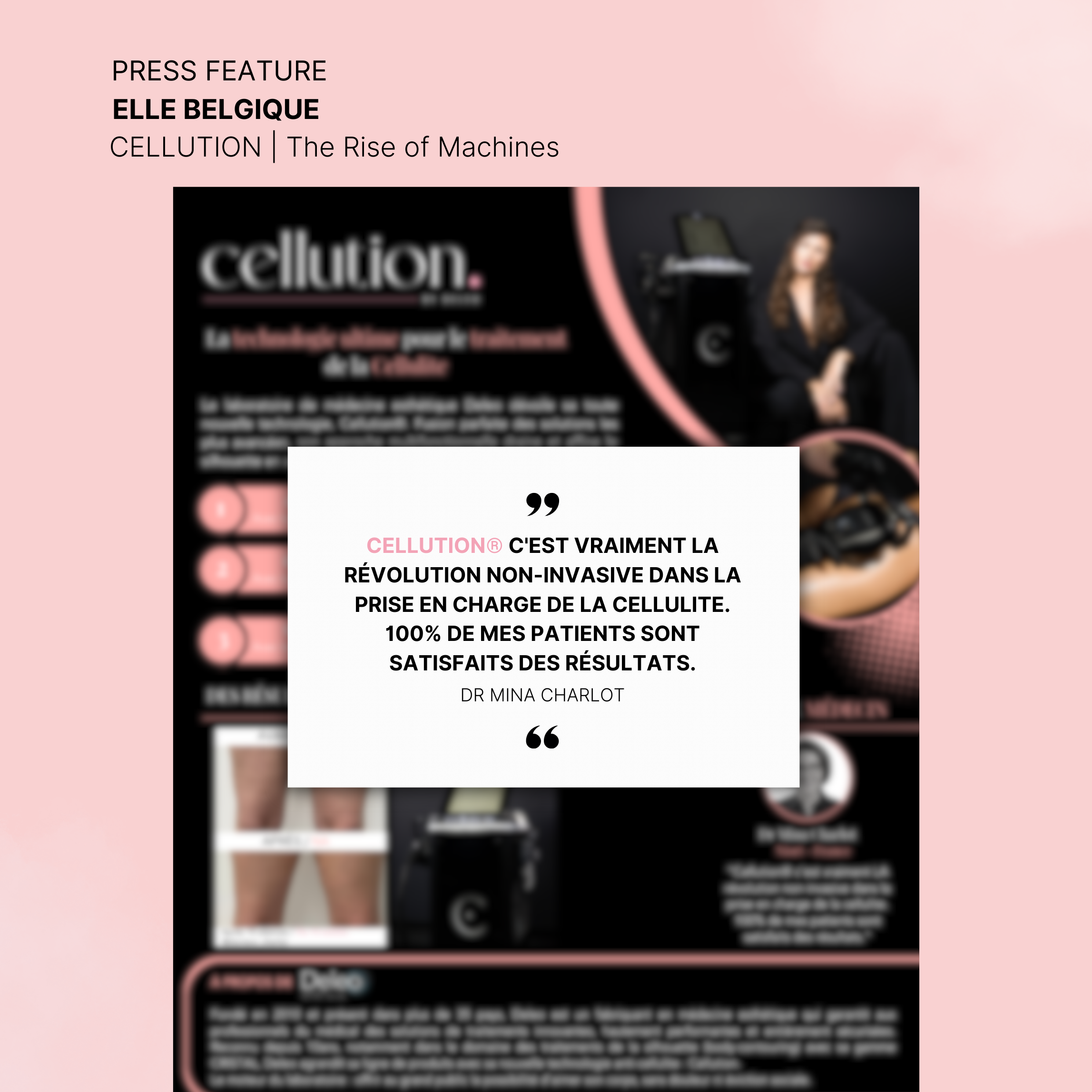 PRESS FEATURE Cellution